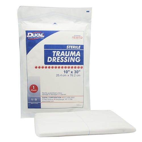 Dukal™ Sterile Trauma Dressing, 10 x 30 Inch