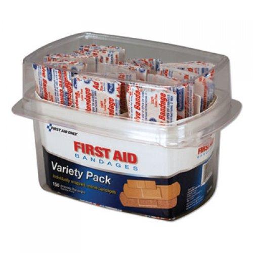 PhysiciansCare First Aid Bandages, Assorted, 150 Pieces/Kit (90095)