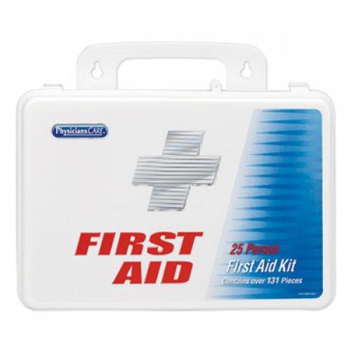 PhysiciansCare Office First Aid Kit, for Up to 25 People, 131 Pieces/Kit (60002)