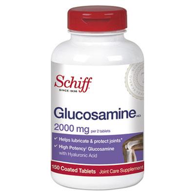 Schiff Glucosamine 2000 mg with Hyaluronic Acid Coated Tablet, 150 Tablets/Bottle (97006EA)