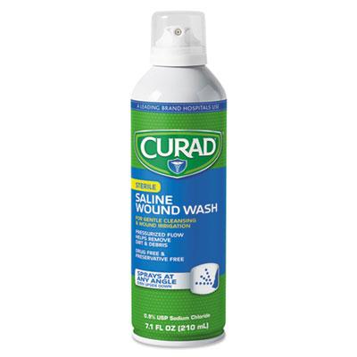 Curad Sterile Saline Wound Wash, 7.1 oz Bottle (CURSALINE7)