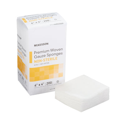 McKesson NonSterile Gauze Sponge, 4 x 4 Inch