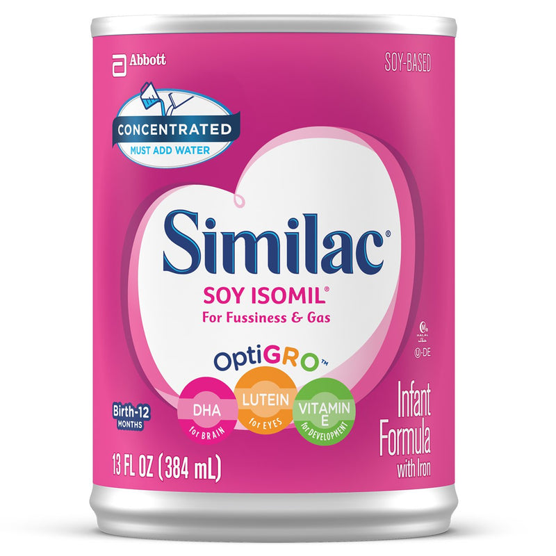 Similac® Soy Isomil® for Fussiness and Gas Infant Formula, 13 oz. Can