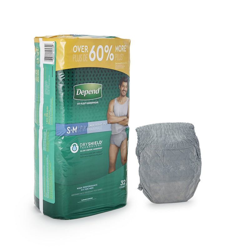 Depend® FIT-FLEX® Underwear Maximum for Men, Small/Medium