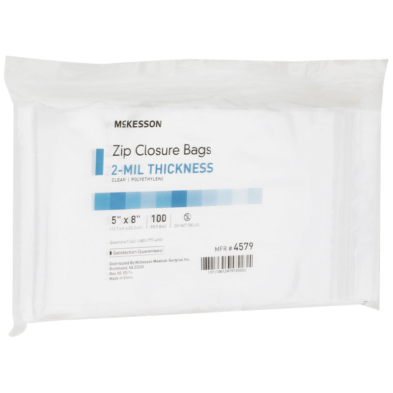 McKesson 5 X 8 Inch Zip Closure Bag