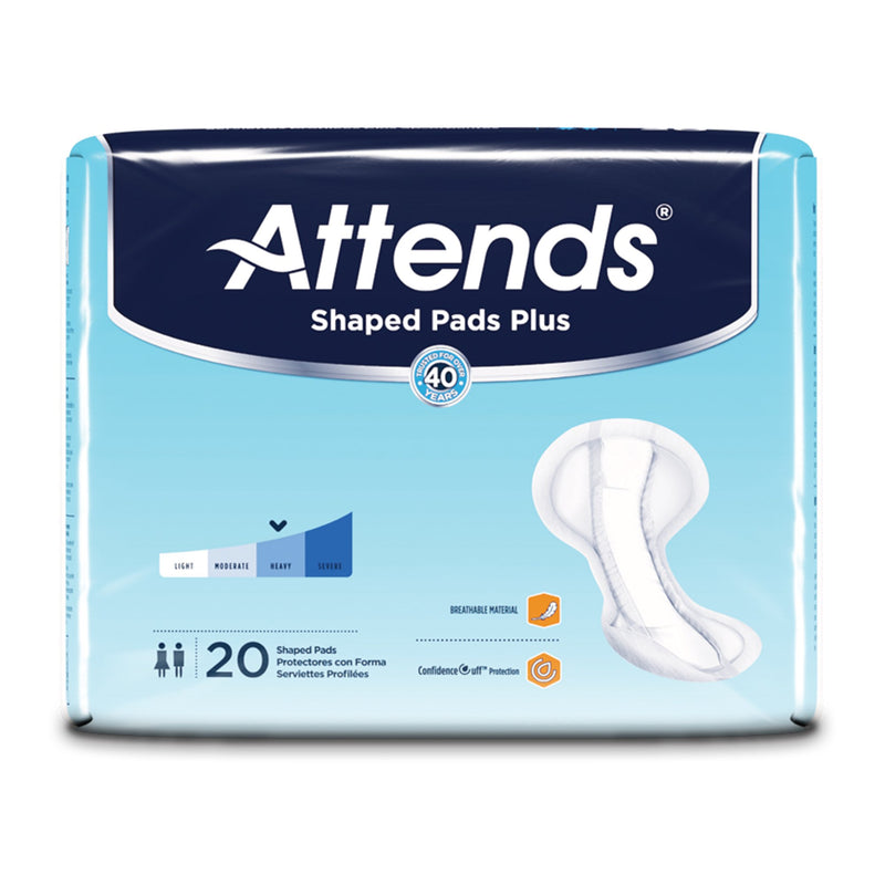 Attends® Shaped Pads Plus