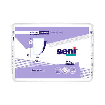 Seni® Soft Super Dry Underpad, 23 x 35 Inch