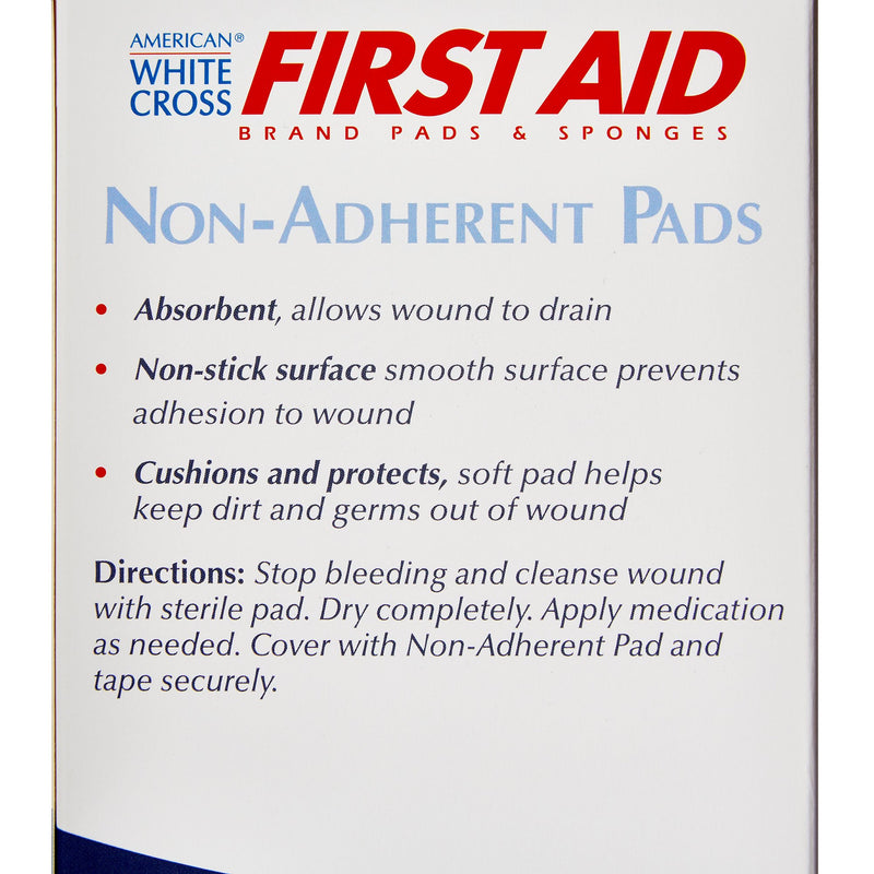 American® White Cross Non-Adherent Dressing, 2 x 3 Inch