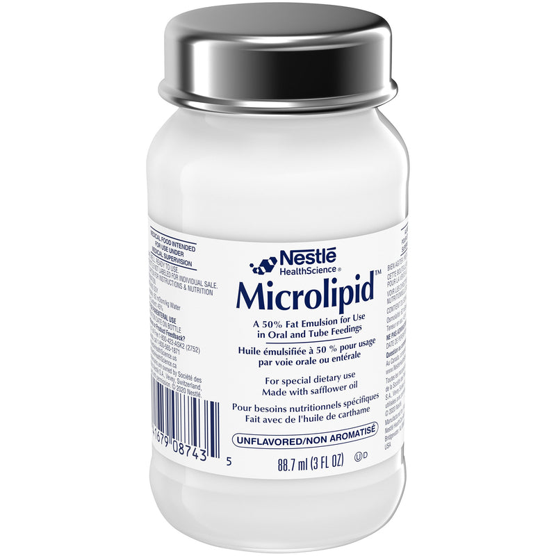 Microlipid™ Unflavored Oral Supplement, 3 oz. Bottle