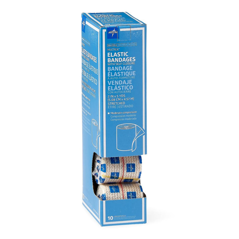 Matrix Double Hook and Loop Closure Elastic Bandage, 2 Inch x 5 Yard