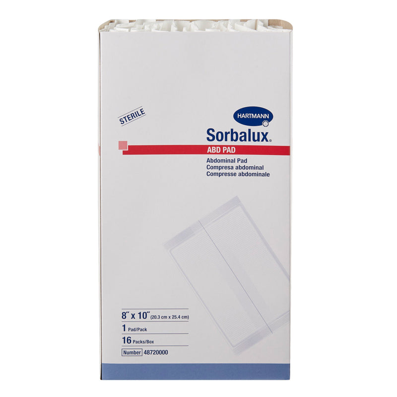 Sorbalux® ABD Sterile Abdominal Pad, 8 x 10 Inch