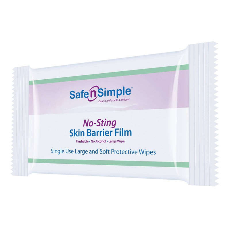 Safe N Simple No-Sting Skin Barrier Wipe