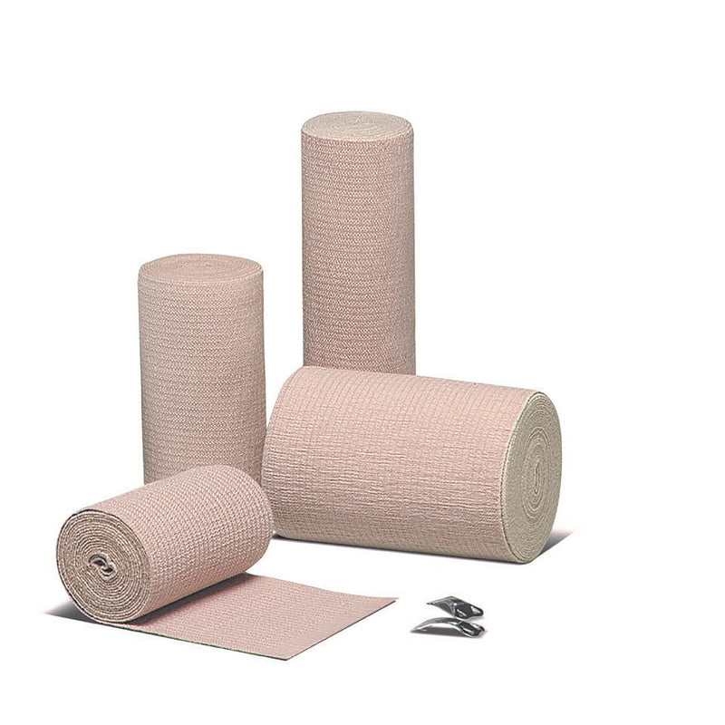 Econo-Wrap® LF Clip Detached Closure Elastic Bandage, 2 Inch x 4-1/2 Yard