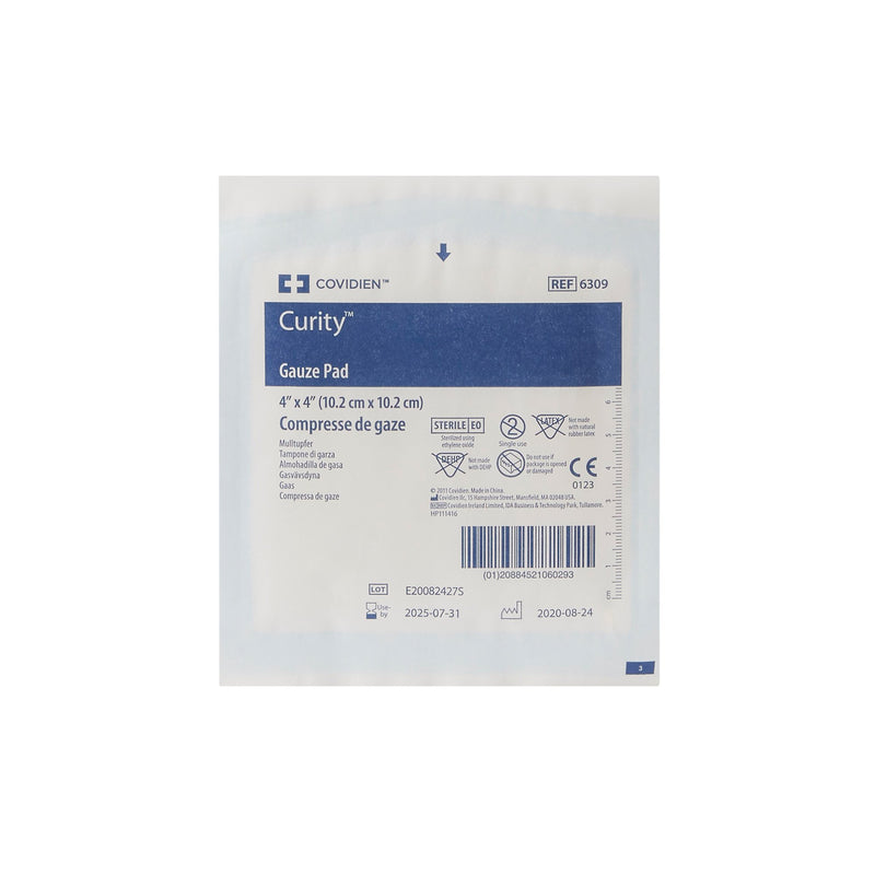Curity™ Sterile Gauze Sponge, 4 x 4 Inch