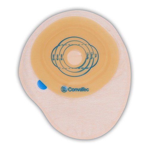 Esteem® + One-Piece Closed End Transparent Filtered Ostomy Pouch, 8 Inch Length, 13/16 to 2¾ Inch Stoma