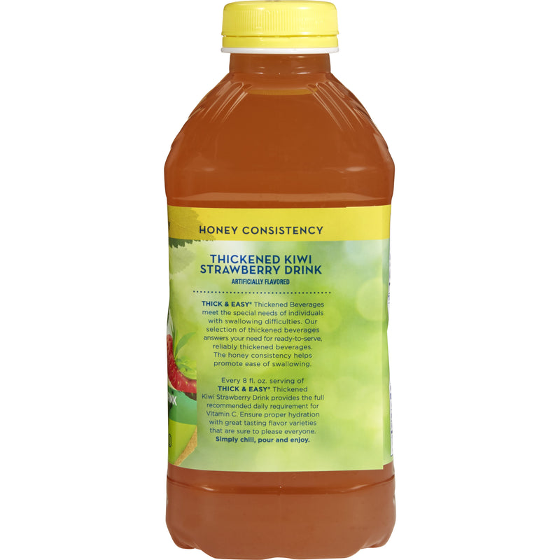 Thick & Easy® Clear Honey Consistency Kiwi Strawberry Thickened Beverage, 46-ounce Bottle