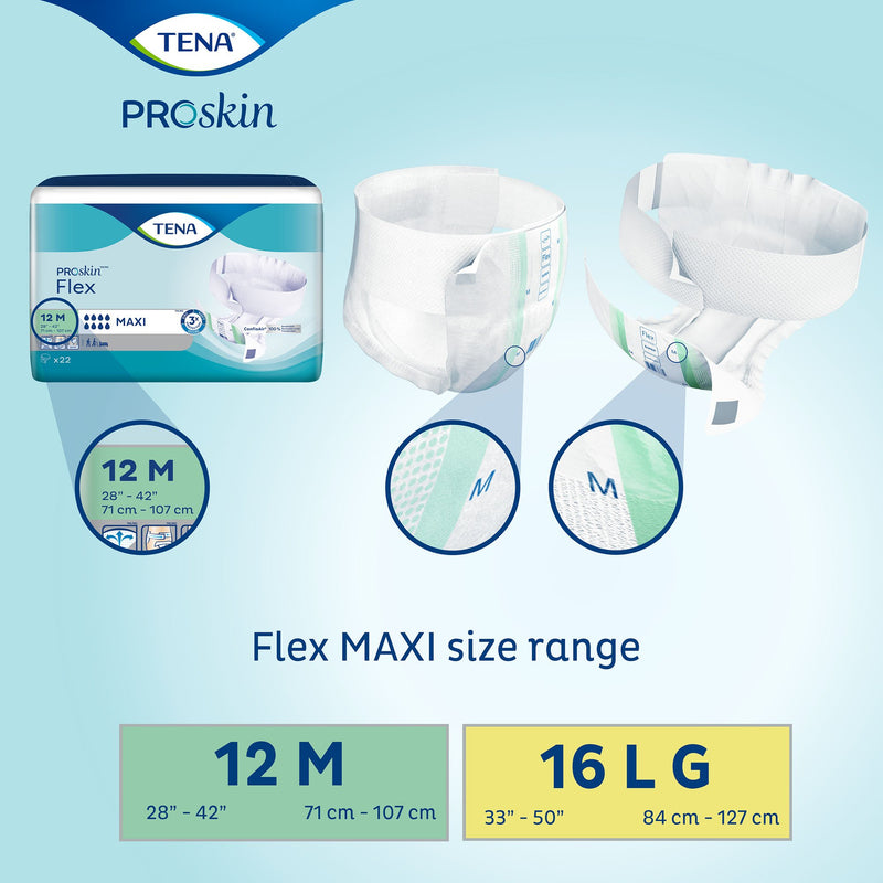 Tena® Flex™ Maxi Incontinence Belted Undergarment, Size 16