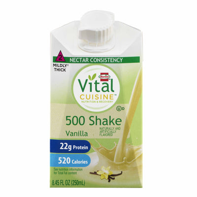 Vital Cuisine® 500 Shake Vanilla Oral Supplement, 8.45 oz. Carton