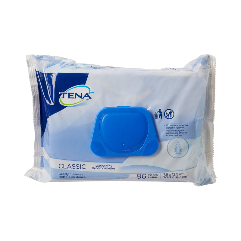 Tena® Scented Classic Washcloth, Soft Pack