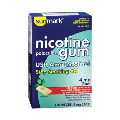 sunmark® 4 mg Nicotine Polacrilex Stop Smoking Aid
