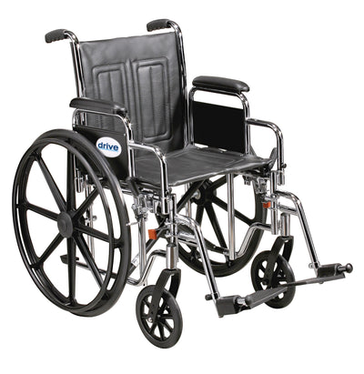 drive™ Sentra EC HD Bariatric Wheelchair, 20-Inch Seat Width