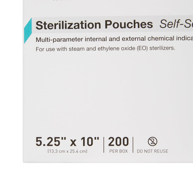 McKesson Argent® Sure-Check® Sterilization Pouch, 5-1/4 x 10 Inch