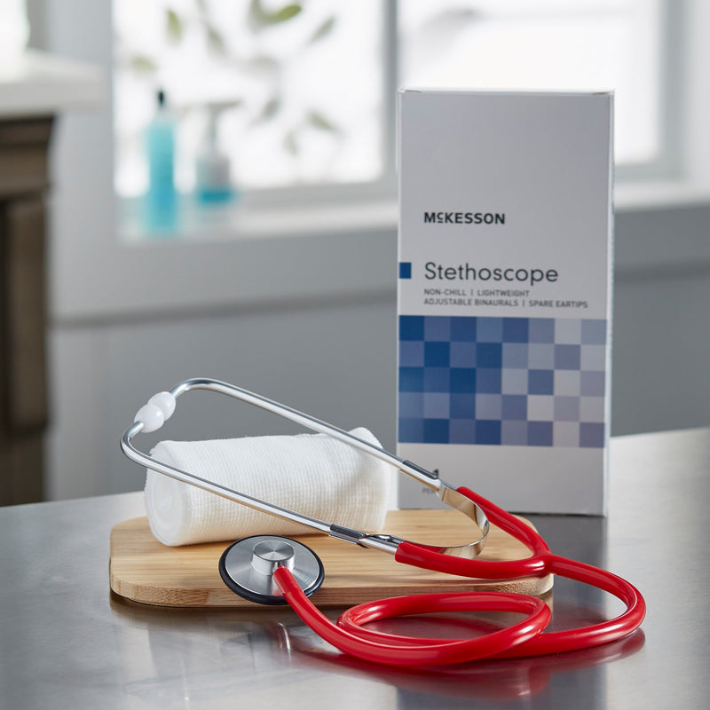 McKesson Classic Stethoscope, Red