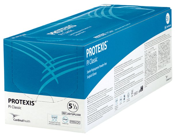 Protexis™ PI Classic Polyisoprene Standard Cuff Length Surgical Glove, Size 8, Ivory