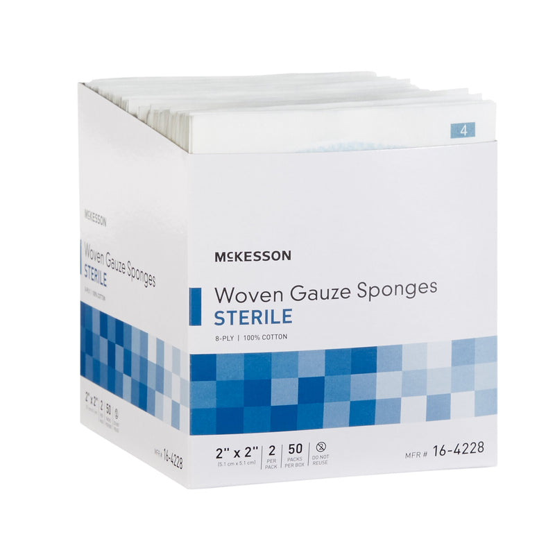 McKesson Sterile Gauze Sponge, 2 x 2 Inch
