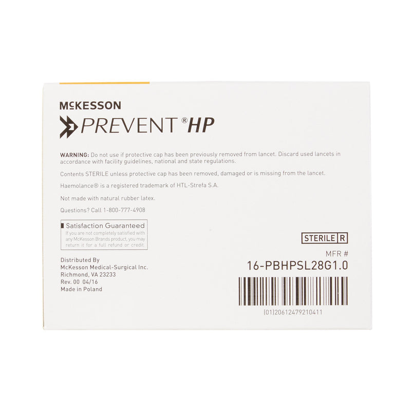 McKesson Prevent® Safety Lancet