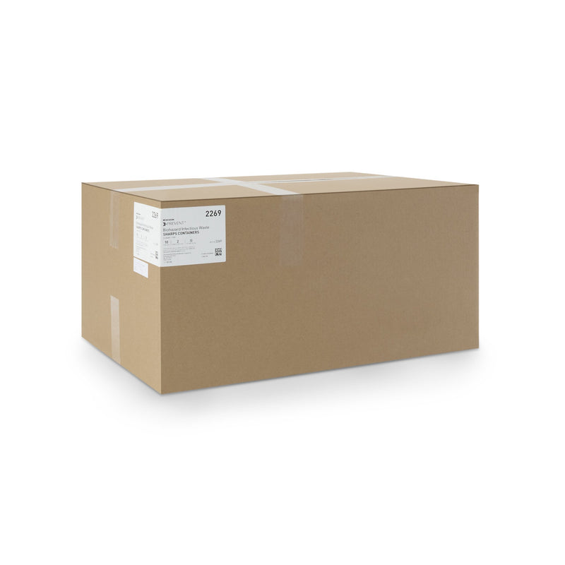 McKesson Prevent® 2-Piece Sharps Container, 5.4 Quart