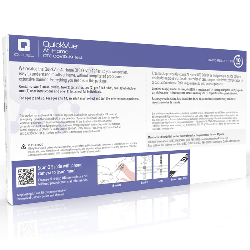 QuickVue® At-Home OTC COVID-19 Rapid Test Kit