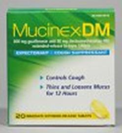 Mucinex® DM Guaifenesin / Dextromethorphan HBr Cold and Cough Relief