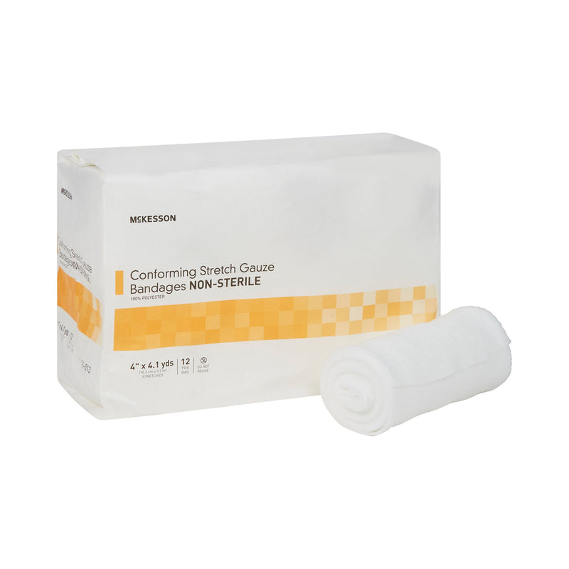 McKesson NonSterile Conforming Bandage, 4 Inch x 4-1/10 Yard