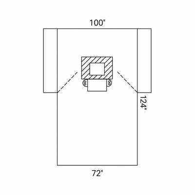 Halyard Sterile Chest Surgical Drape, 100 W x 72 W x 124 L Inch