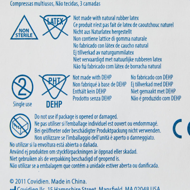 Curity™ NonSterile Nonwoven Sponge, 4 x 4 Inch