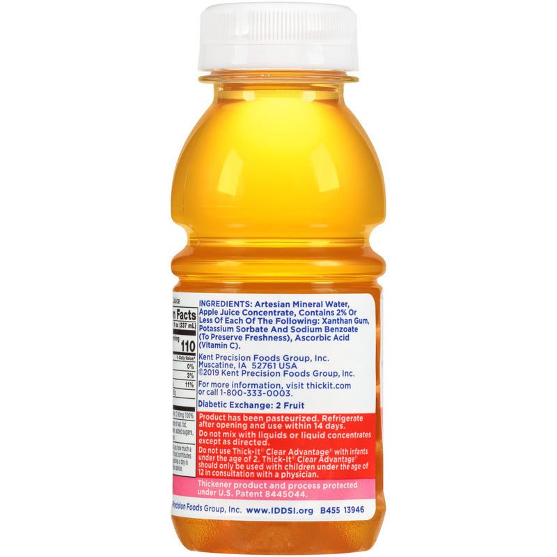 Thick-It® Clear Advantage® Nectar Consistency Apple Thickened Beverage, 8 oz. Bottle
