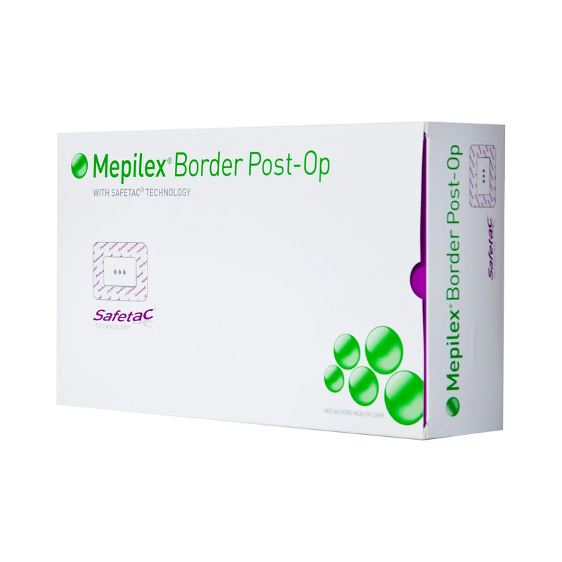 Mepilex® Border Post-Op Adhesive with Border Foam Dressing, 4 x 12 Inch