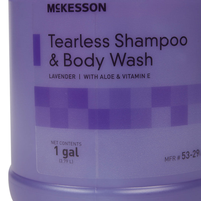 McKesson Tearless Shampoo and Body Wash, Lavender Scent, 1 gal Jug