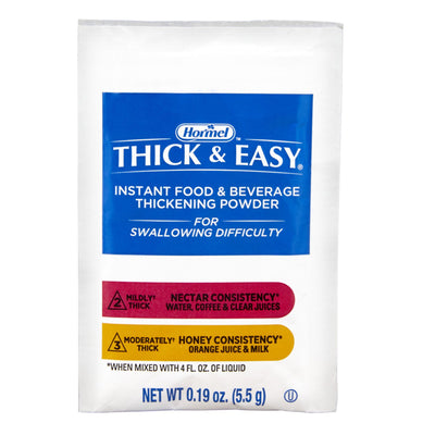 Thick & Easy® Nectar Consistency, Food and Beverage Thickener, 0.18-ounce Packet