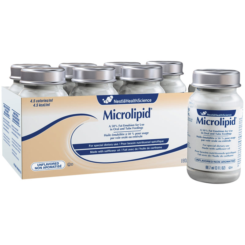 Microlipid™ Unflavored Oral Supplement, 3 oz. Bottle