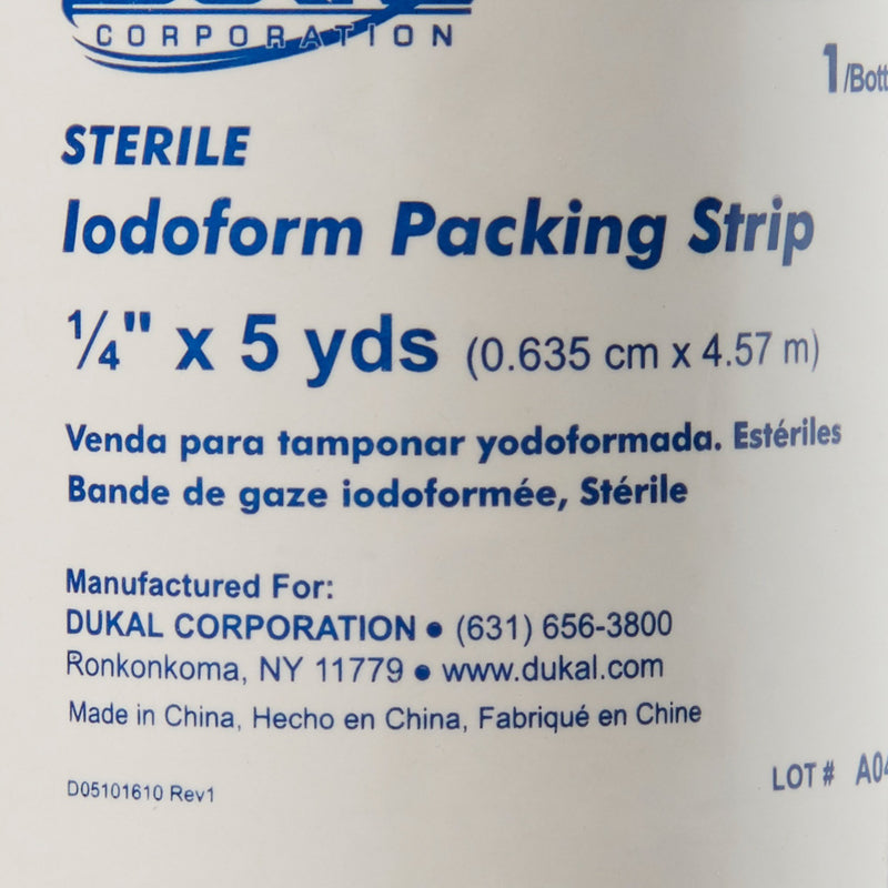 Dukal Iodoform Wound Packing Strip, ¼ Inch x 5 Yard