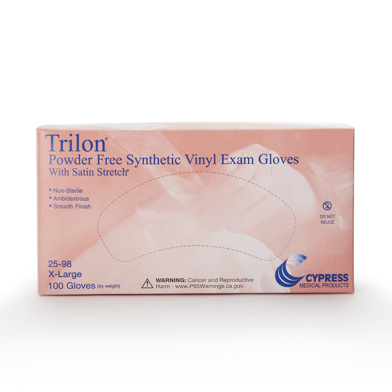 Trilon® Exam Glove, Extra Large, Clear