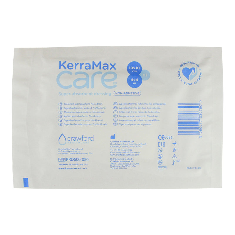 KerraMax Care® Super Absorbent Dressing, 4 x 4 Inch