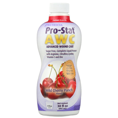 Pro-Stat® Sugar Free AWC Wild Cherry Punch Protein Supplement, 30-ounce Bottle