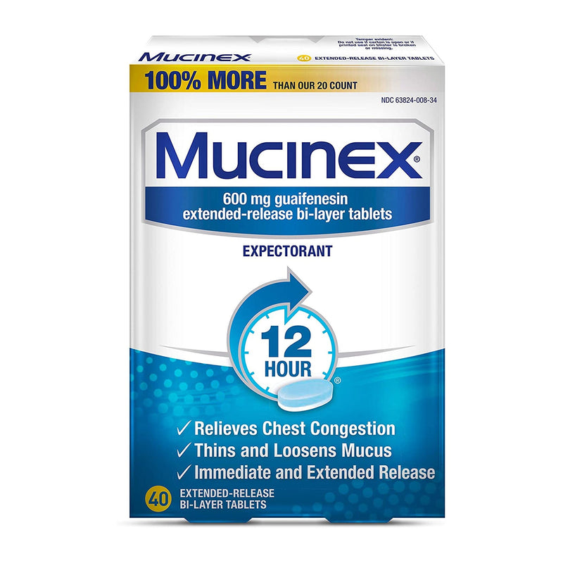 Mucinex® Guaifenesin Cold and Cough Relief