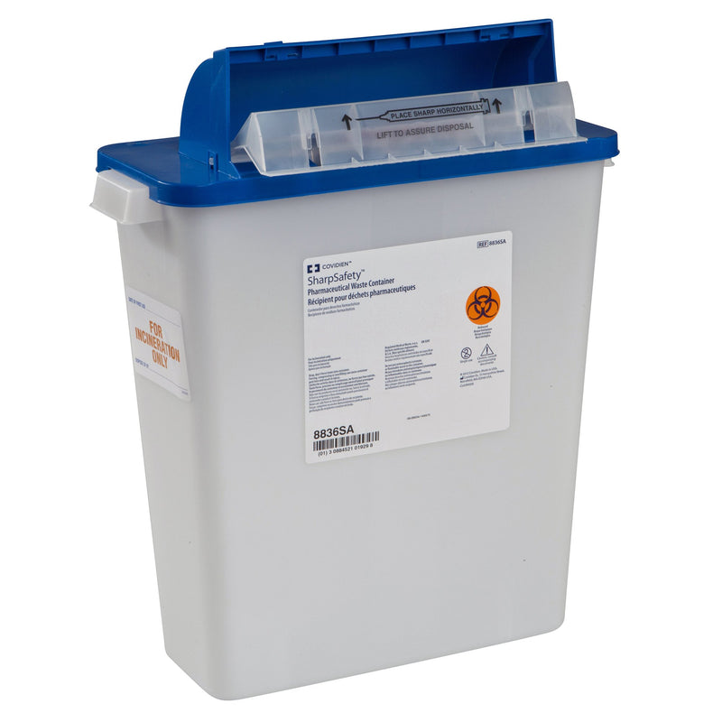PharmaSafety™ Pharmaceutical Waste Container, 16½ H x 13¾ W x 6 D Inch