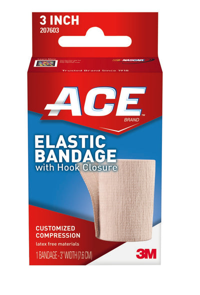 3M™ ACE™ Single Hook and Loop Closure Elastic Bandage, 3 Inch Width