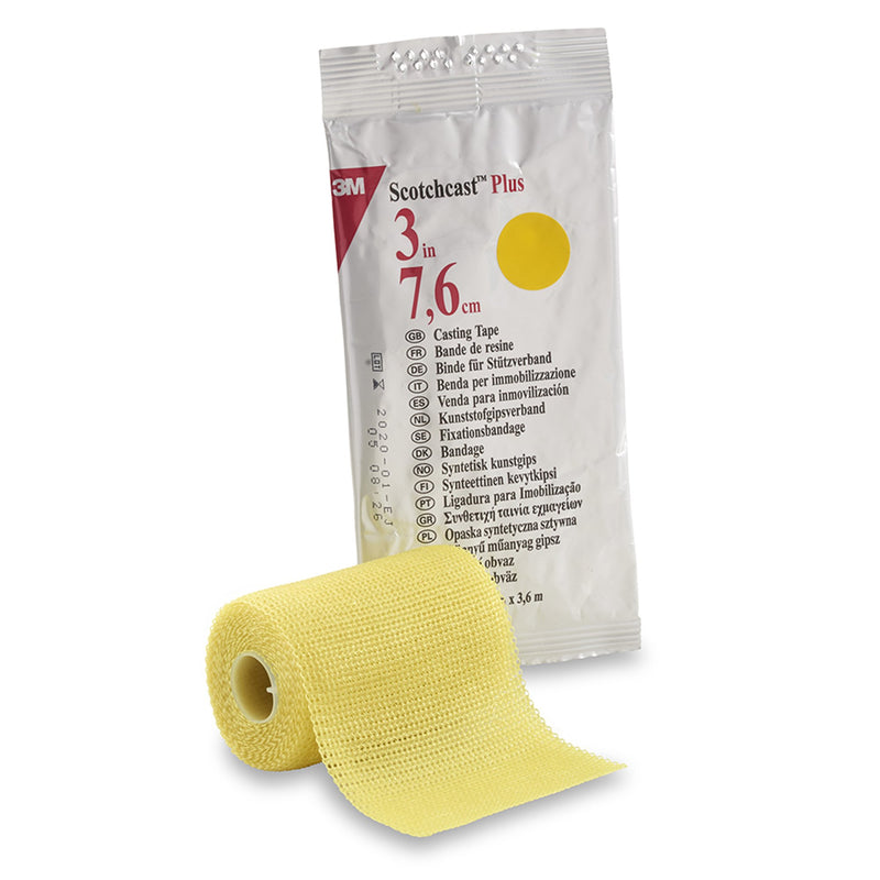 3M™ Scotchcast™ Plus Yellow Cast Tape, 3 Inch x 12 Foot