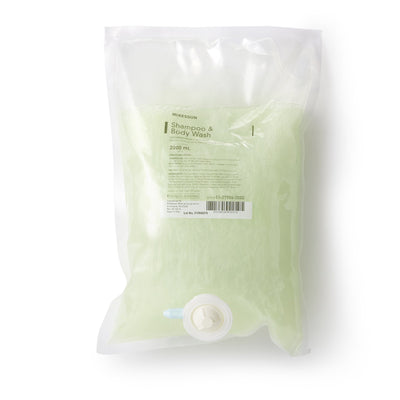 McKesson Shampoo and Body Wash Dispenser Refill Bag 2000 mL, Cucumber Melon
